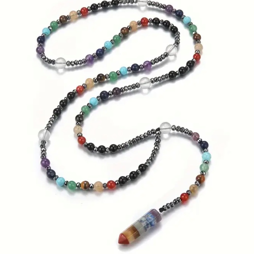 Rainbow Chakra necklace